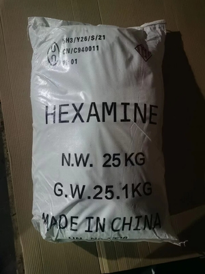 산업적 99 헥사민 파우더 메테나민 C6H12N4 유로트로핀 플라스틱 가공제