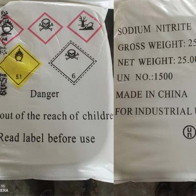 NaNO2 나트륨 나트리트 25 KG/BAG 흰색 분말 CAS 7632-00-0