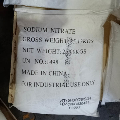 25 KG/BAG 나트륨 나트레이트 CAS 7631-99-4 공식 NaNO3