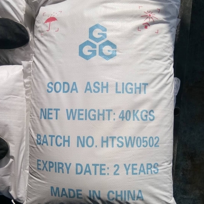 40 KG / BAG 나트륨 탄산소다 Ash Naco3 유리, 인쇄 및 염색에 사용됩니다