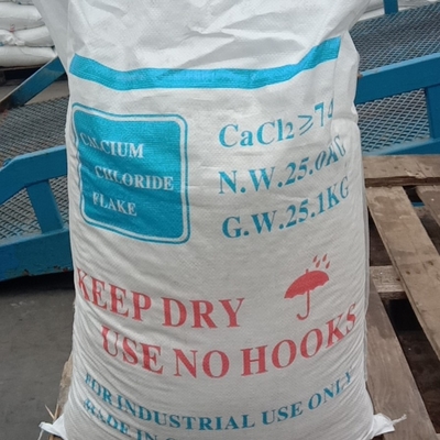 칼슘 염화물 CaCl2 CAS 10035-04-8 25 KG / BAG 건조제로 사용됩니다