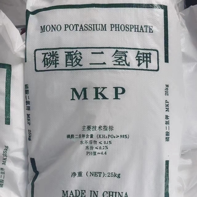 모노 칼륨 인산화물 25KG / BAG ISO 14001 비료로 사용됩니다.