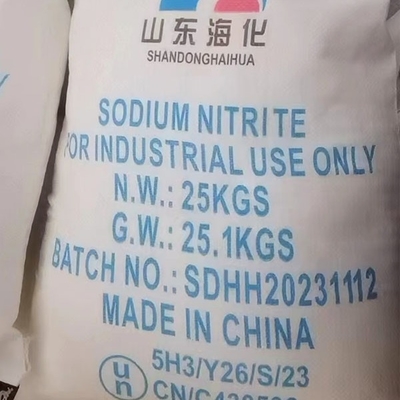 NaNO2 나트륨 나트리트 금속 열처리제로 사용되는 25 KG / BAG