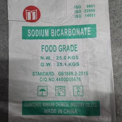 NaHCO3 나트륨 비카보네이트 베이킹 소다 25 KG / BAG 흰색 분말 식품 등급