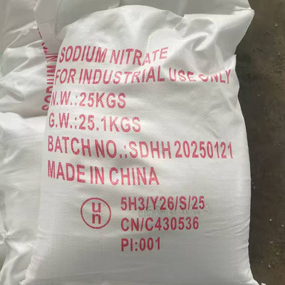 나트륨 나트레이트 25kg/BAG 1000KG/BAG 당신이 선택할 수 있도록