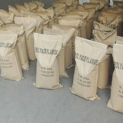 25 KG/BAG PAM 폴리아크릴라마이드 흰 입자 CAS 9003-05-8 수처리에 사용됩니다